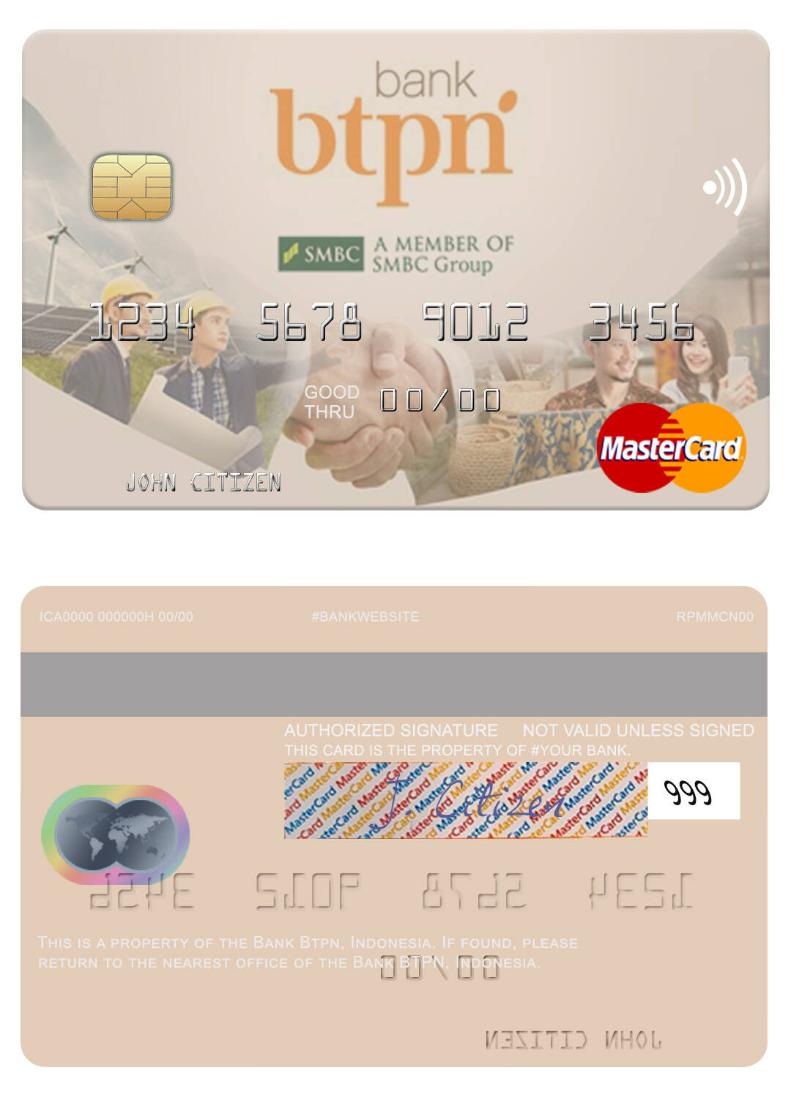 Indonesia Bank BTPN mastercard